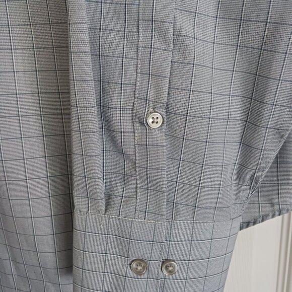 Calvin Klein Mens Dress Shirts Sz 2X Plaid Long Sleeve Slim Fit No Iron Lot of 3 - Picture 15 of 15